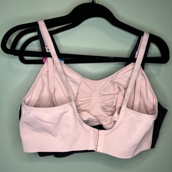 BRAVADO! DESIGNS 2 in 1 Pumping and Nursing Bra Size XL Soft Pink - Picture 2 of 5